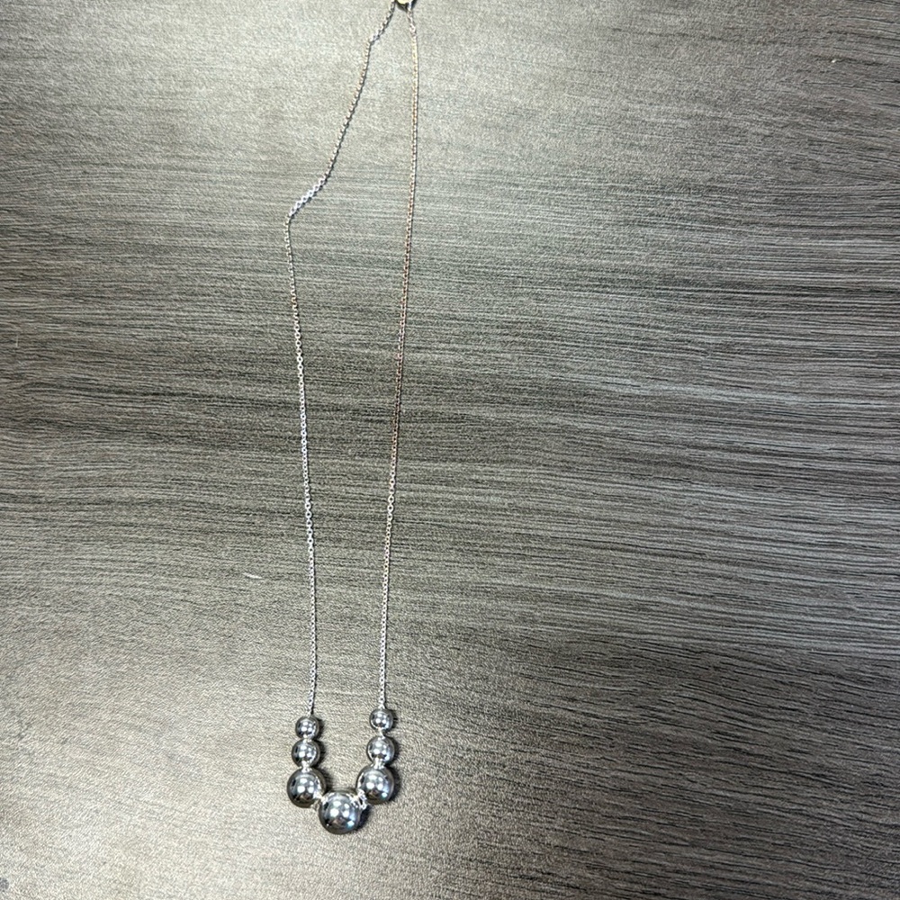 Sterling silver necklace and bracelet